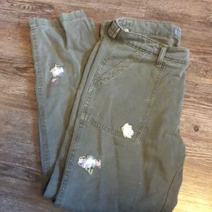 Embroidered Lucky Jeans